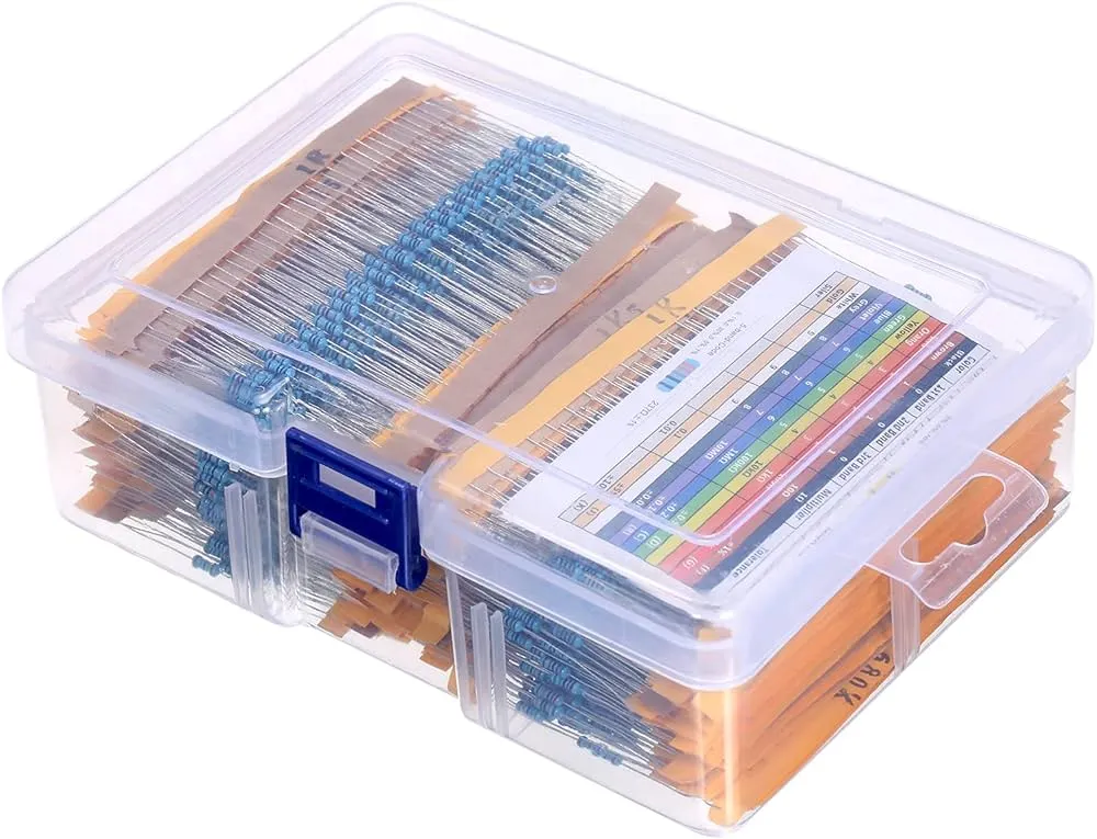 Metal Film Resistors Kit 2600pcs 1/4W