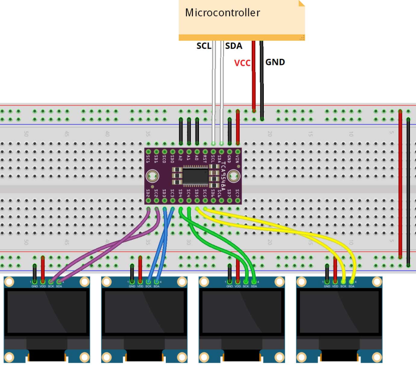 TCA9548A Breakout Board - Connection